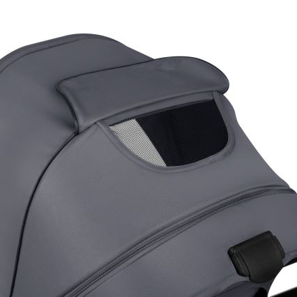 Lionelo - Cochecito combinado 2 en 1 AMBER PLUS Gris grafito