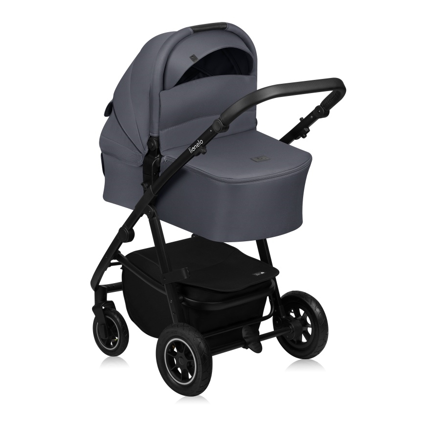 Lionelo - Cochecito combinado 2 en 1 AMBER PLUS Gris grafito