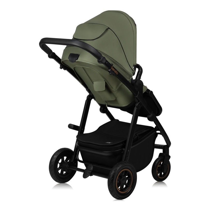 Lionelo - Cochecito combinado 2 en 1 AMBER PLUS Verde bosque