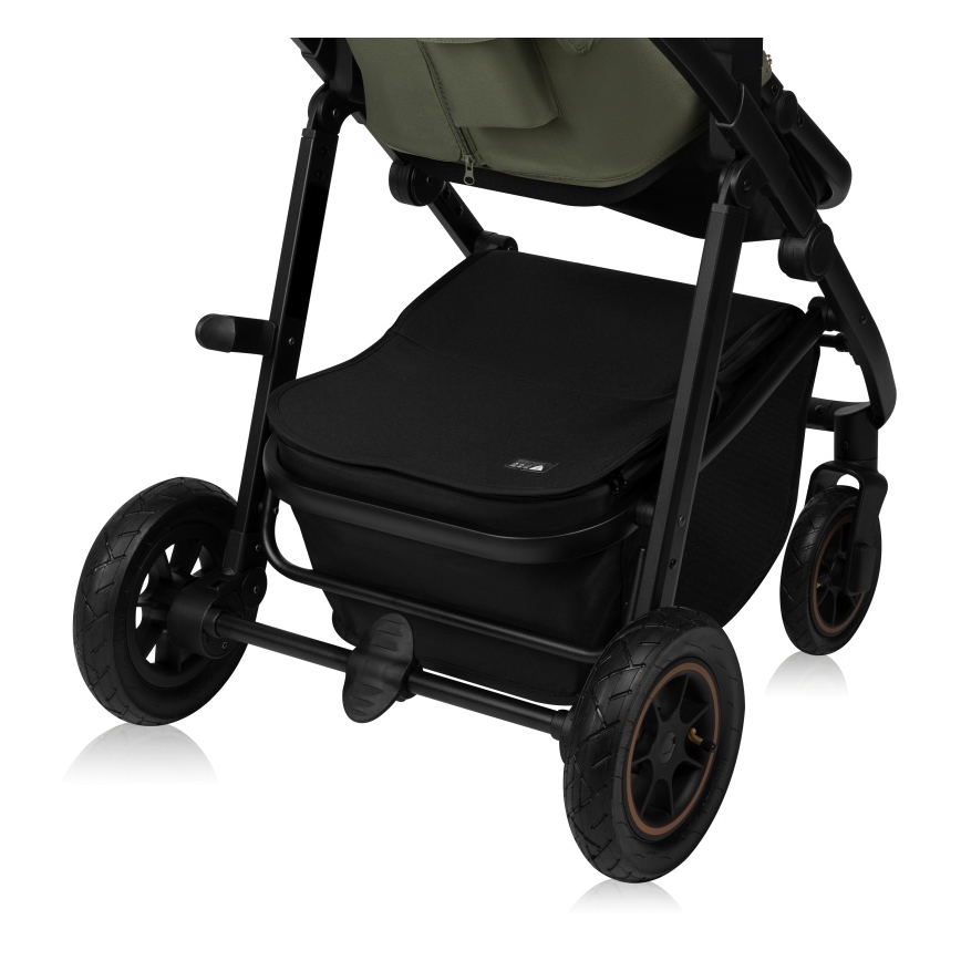 Lionelo - Cochecito combinado 2 en 1 AMBER PLUS Verde bosque