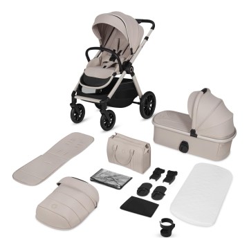 Lionelo - Cochecito combinado 2 en 1 LAYLA Beige Arena
