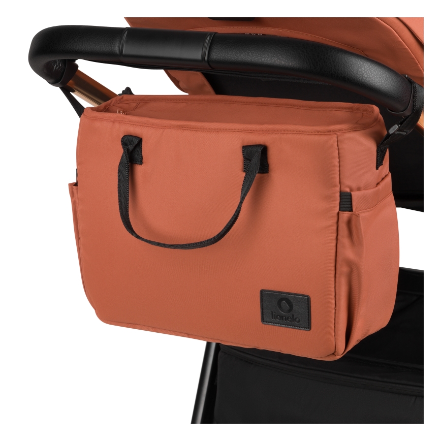 Lionelo - Cochecito combinado 2 en 1 LAYLA Marrón óxido