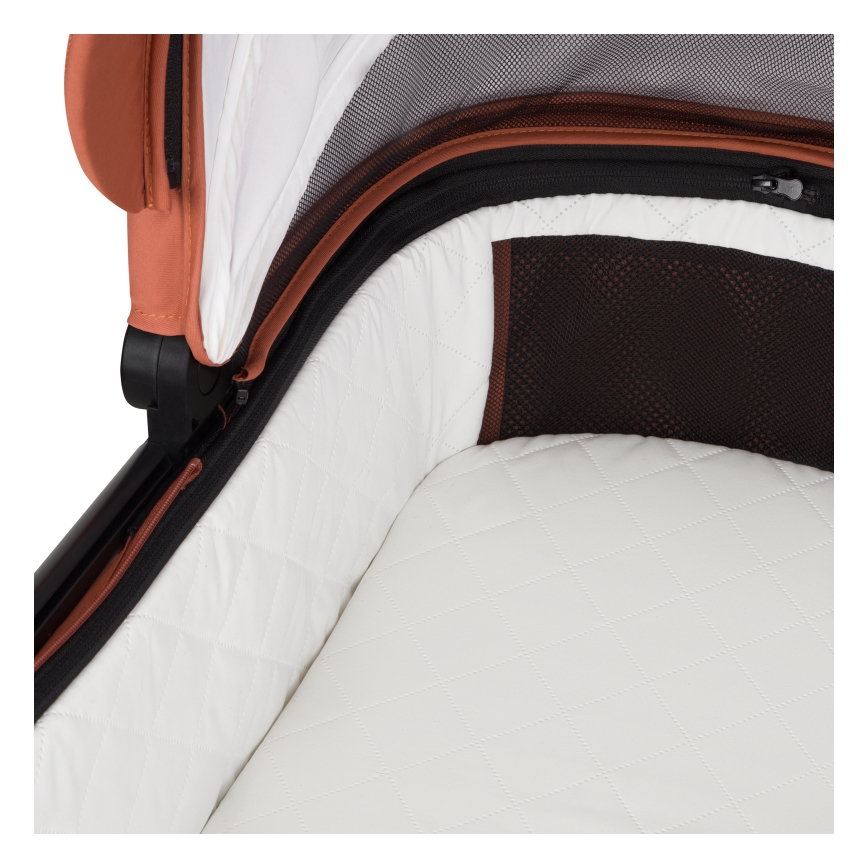 Lionelo - Cochecito combinado 2 en 1 LAYLA Marrón óxido