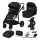 Lionelo - Cochecito combinado 2 en 1 MARI TOUR Negro Ónix
