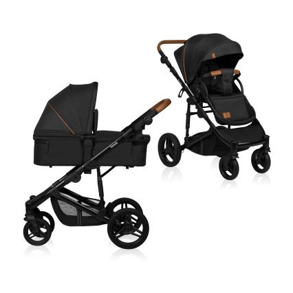 Lionelo - Cochecito combinado 2 en 1 MARI TOUR Negro Ónix