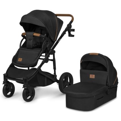 Lionelo - Cochecito combinado 2 en 1 MARI TOUR Negro Ónix