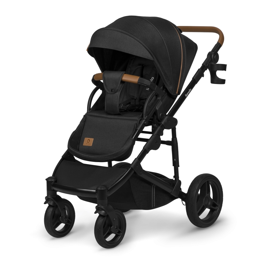 Lionelo - Cochecito combinado 2 en 1 MARI TOUR Negro Ónix