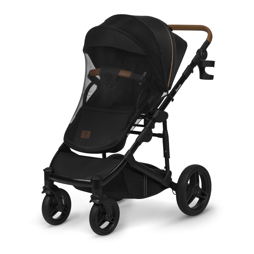 Lionelo - Cochecito combinado 2 en 1 MARI TOUR Negro Ónix