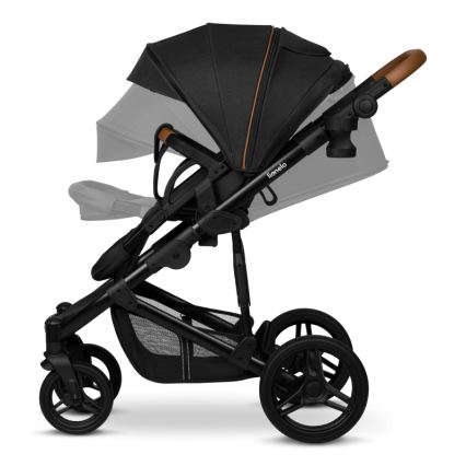 Lionelo - Cochecito combinado 2 en 1 MARI TOUR Negro Ónix