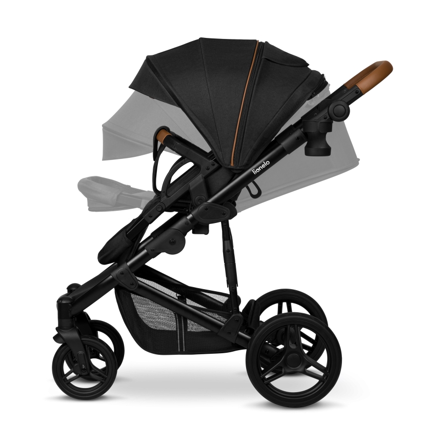 Lionelo - Cochecito combinado 2 en 1 MARI TOUR Negro Ónix