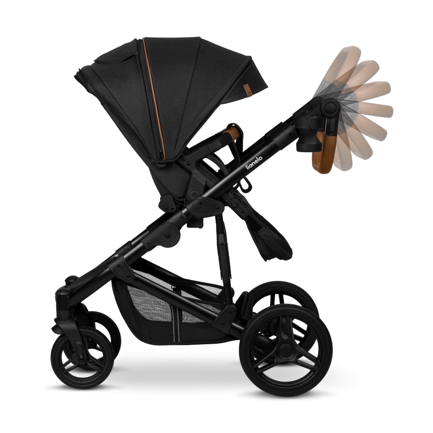 Lionelo - Cochecito combinado 2 en 1 MARI TOUR Negro Ónix