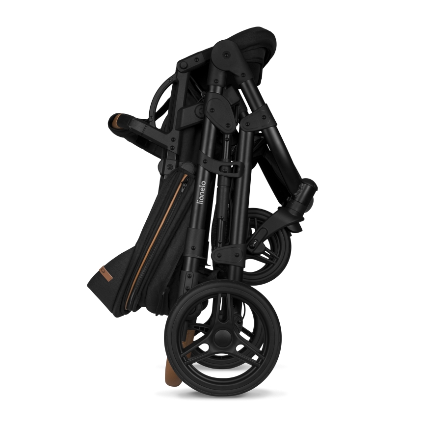 Lionelo - Cochecito combinado 2 en 1 MARI TOUR Negro Ónix