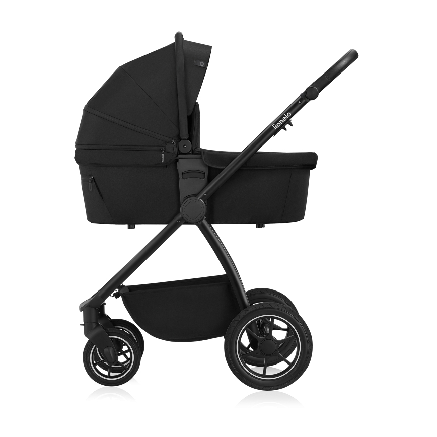 Lionelo - Cochecito combinado 2 en 1 MERIL Black Onyx