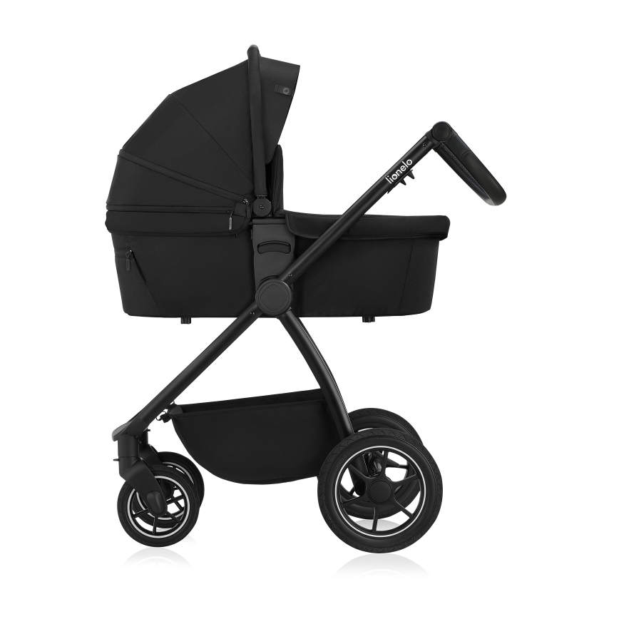 Lionelo - Cochecito combinado 2 en 1 MERIL Black Onyx
