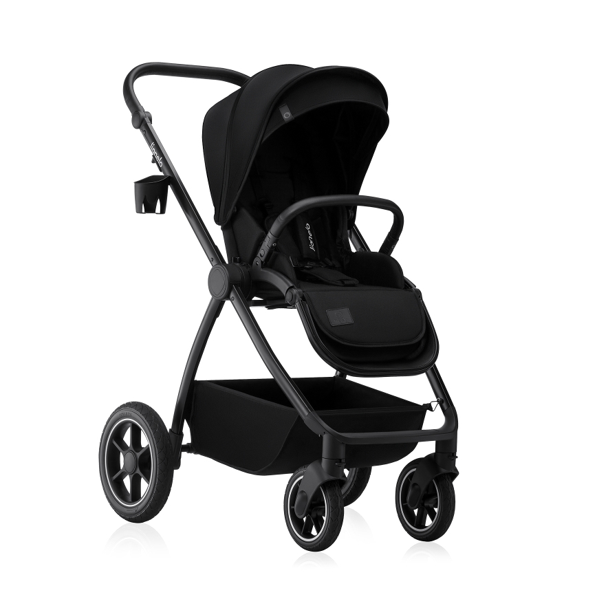 Lionelo - Cochecito combinado 2 en 1 MERIL Black Onyx