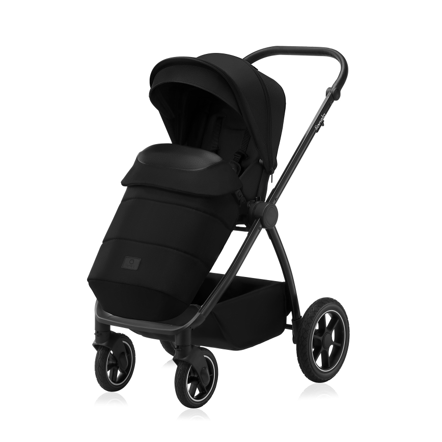 Lionelo - Cochecito combinado 2 en 1 MERIL Black Onyx