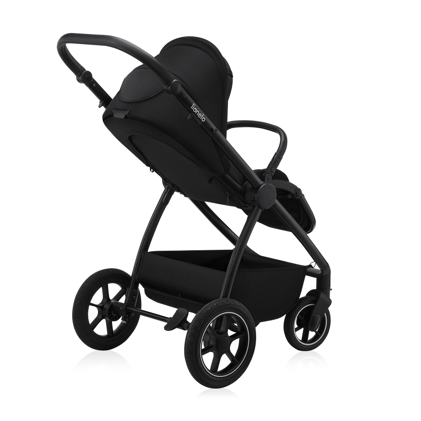Lionelo - Cochecito combinado 2 en 1 MERIL Black Onyx
