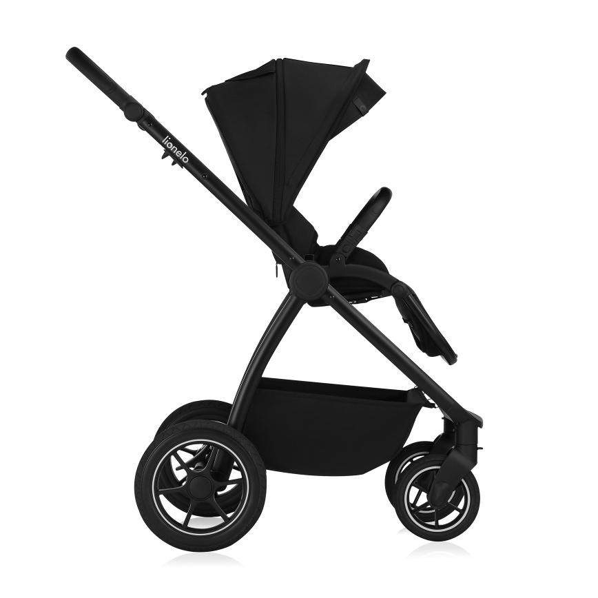 Lionelo - Cochecito combinado 2 en 1 MERIL Black Onyx
