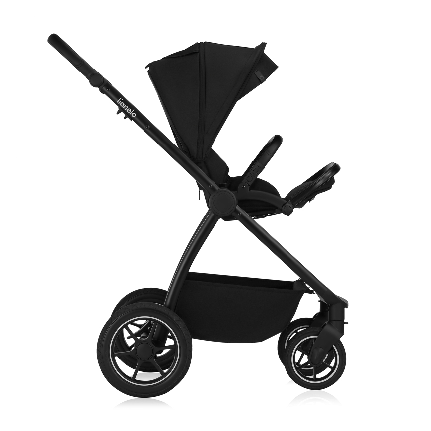 Lionelo - Cochecito combinado 2 en 1 MERIL Black Onyx