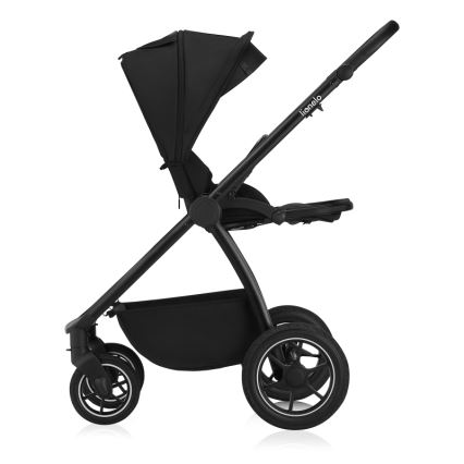 Lionelo - Cochecito combinado 2 en 1 MERIL Black Onyx