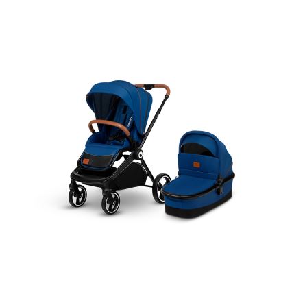 Lionelo - Cochecito combinado 2 en 1 MIKA Azul marino
