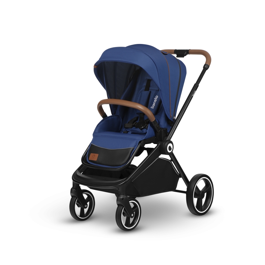 Lionelo - Cochecito combinado 2 en 1 MIKA Azul marino