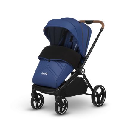 Lionelo - Cochecito combinado 2 en 1 MIKA Azul marino