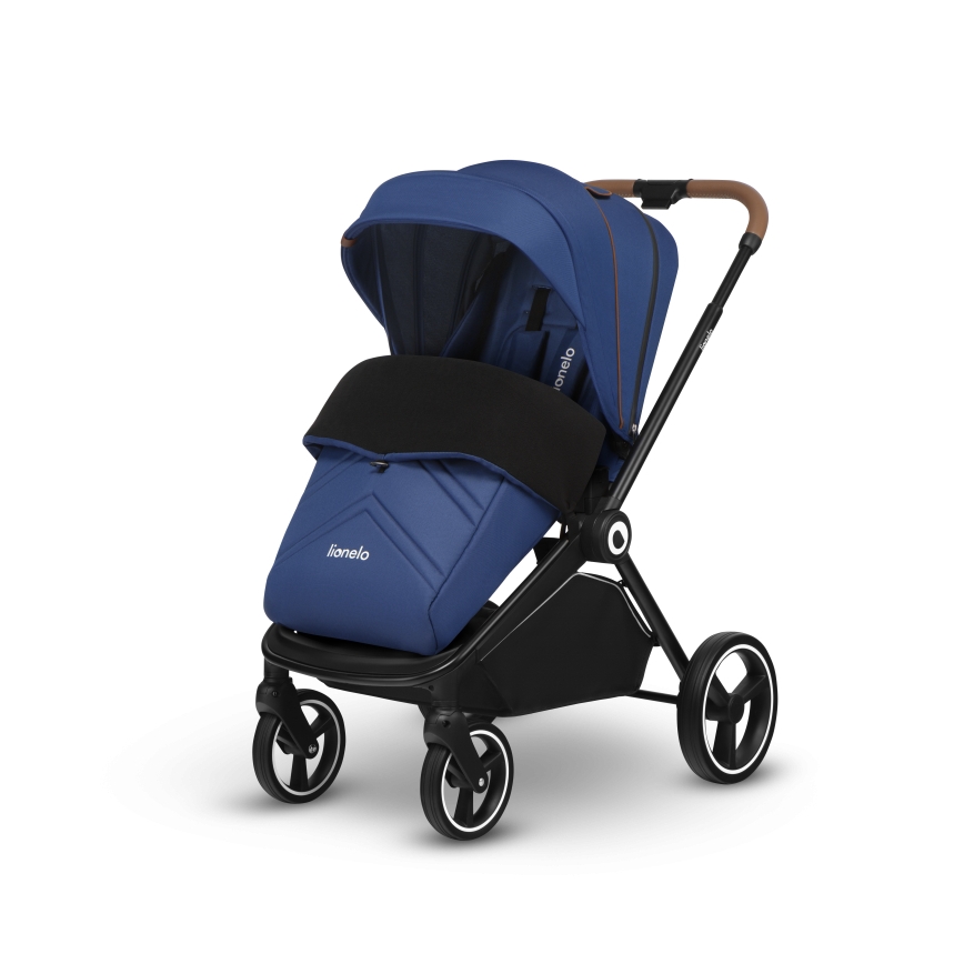 Lionelo - Cochecito combinado 2 en 1 MIKA Azul marino