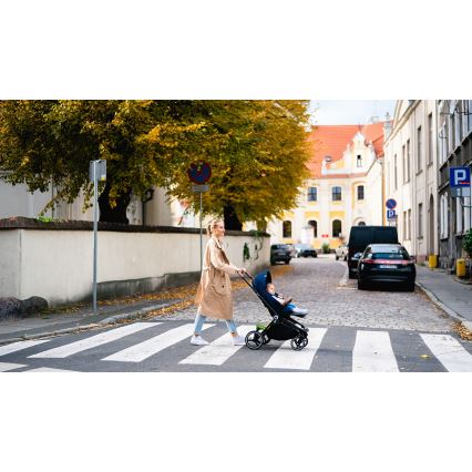 Lionelo - Cochecito combinado 2 en 1 MIKA Blue Navy