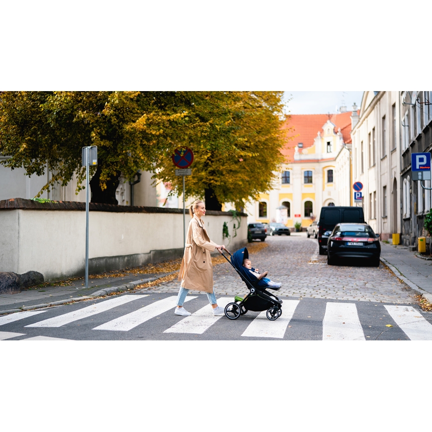 Lionelo - Cochecito combinado 2 en 1 MIKA Blue Navy