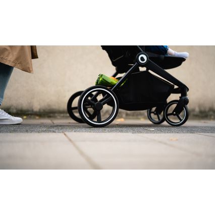 Lionelo - Cochecito combinado 2 en 1 MIKA Blue Navy