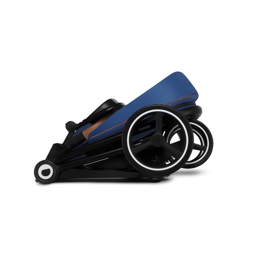 Lionelo - Cochecito combinado 2 en 1 MIKA Blue Navy