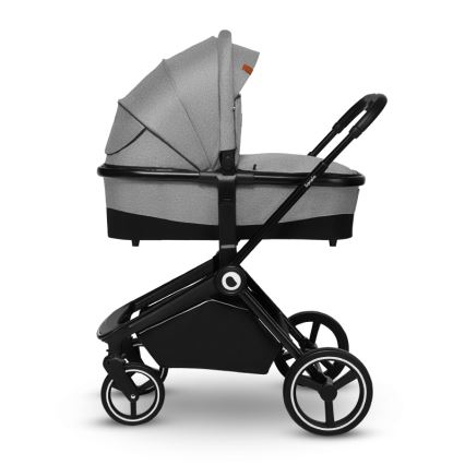 Lionelo - Cochecito combinado 2 en 1 MIKA Grey Stone