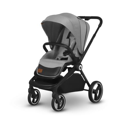 Lionelo - Cochecito combinado 2 en 1 MIKA Grey Stone