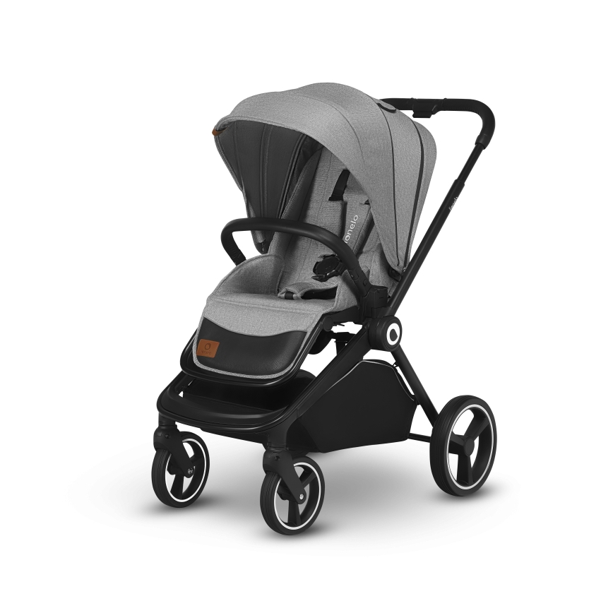 Lionelo - Cochecito combinado 2 en 1 MIKA Grey Stone