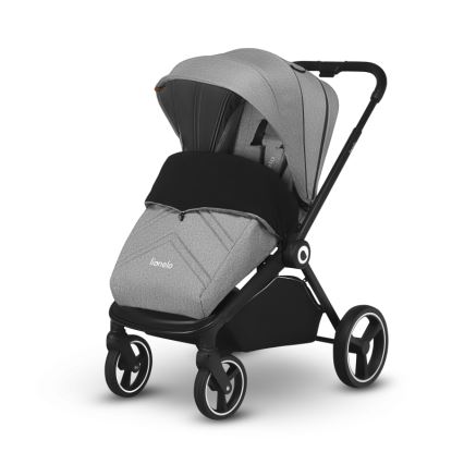 Lionelo - Cochecito combinado 2 en 1 MIKA Grey Stone