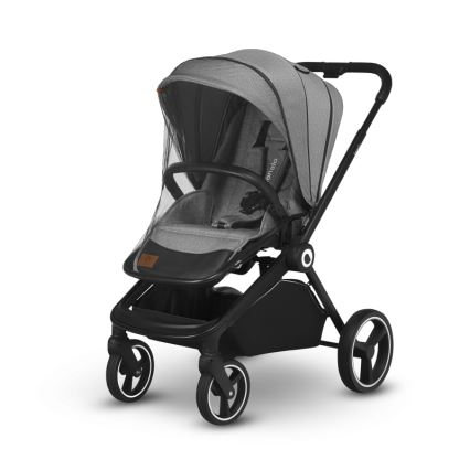 Lionelo - Cochecito combinado 2 en 1 MIKA Grey Stone