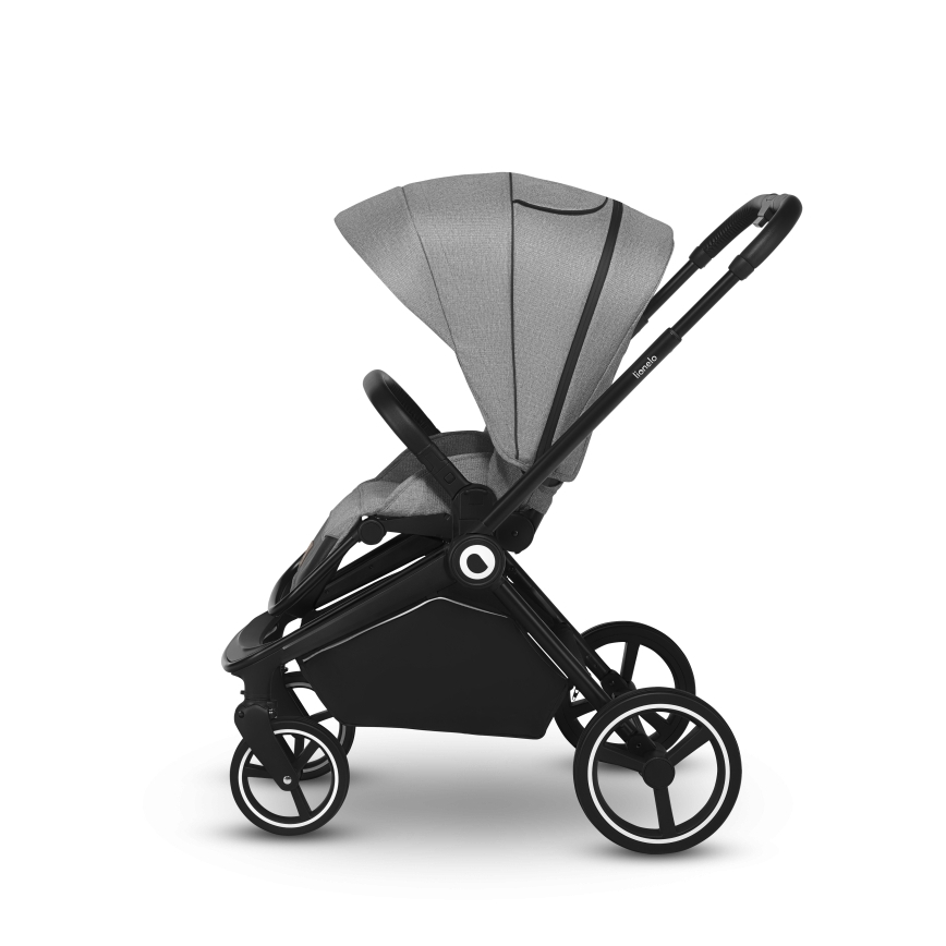 Lionelo - Cochecito combinado 2 en 1 MIKA Grey Stone