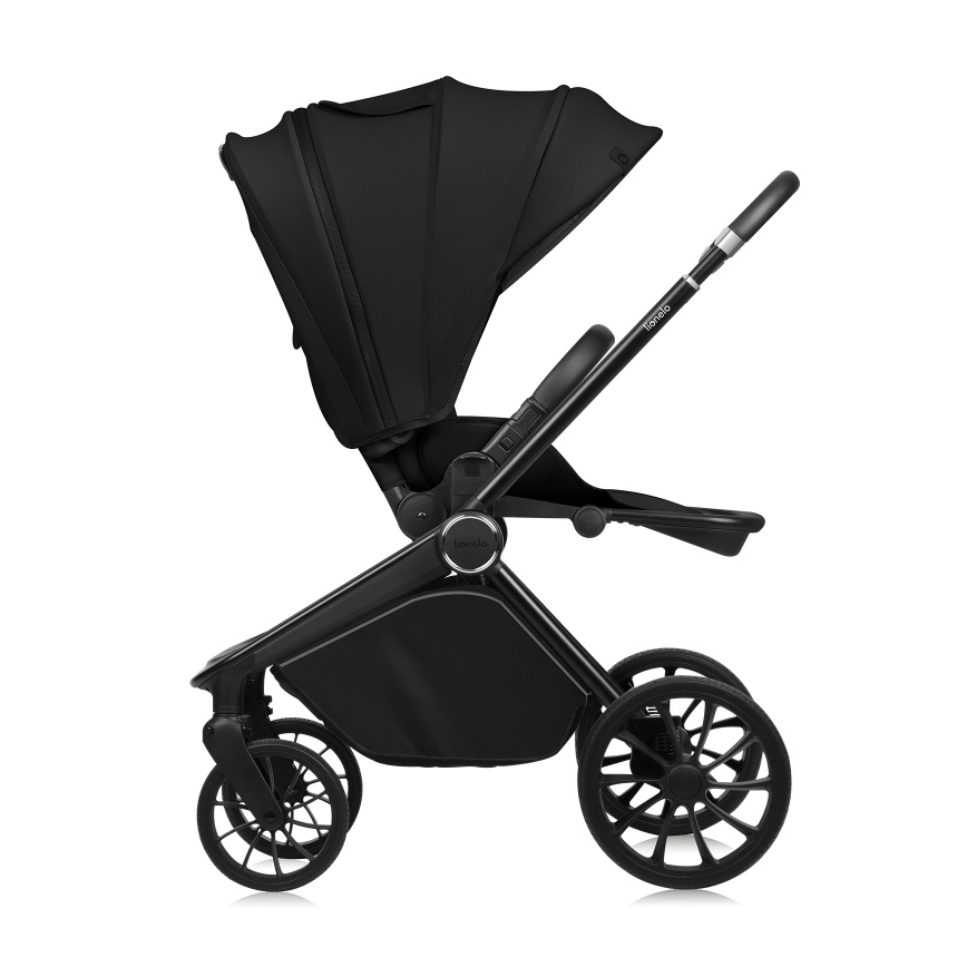 Lionelo - Cochecito combinado 2 en 1 MIKA PLUS Negro Ónix