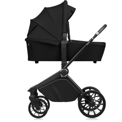 Lionelo - Cochecito combinado 2 en 1 MIKA PLUS Negro Ónix