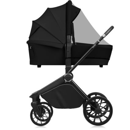 Lionelo - Cochecito combinado 2 en 1 MIKA PLUS Negro Ónix