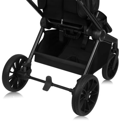 Lionelo - Cochecito combinado 2 en 1 MIKA PLUS Negro Ónix