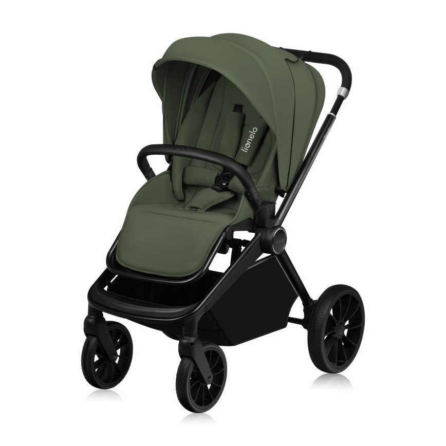 Lionelo - Cochecito combinado 2 en 1 MIKA PLUS Verde oliva