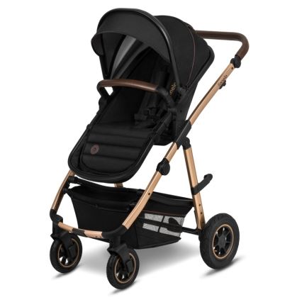 Lionelo - Cochecito combinado 3 en 1 AMBER Black Onyx