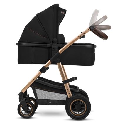 Lionelo - Cochecito combinado 3 en 1 AMBER Black Onyx