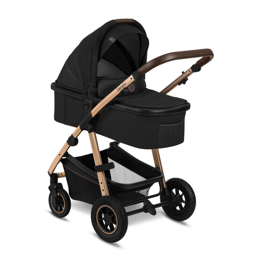 Lionelo - Cochecito combinado 3 en 1 AMBER Black Onyx