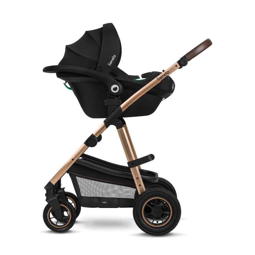 Lionelo - Cochecito combinado 3 en 1 AMBER Black Onyx