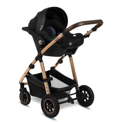 Lionelo - Cochecito combinado 3 en 1 AMBER Black Onyx
