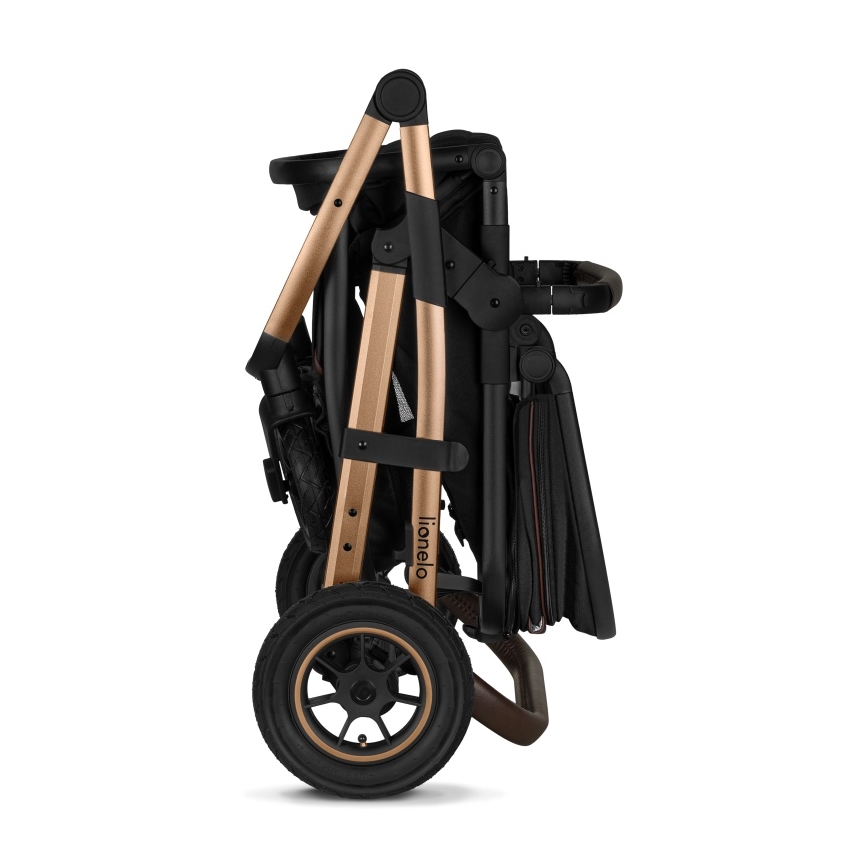 Lionelo - Cochecito combinado 3 en 1 AMBER Black Onyx