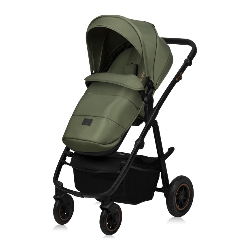 Lionelo - Cochecito combinado 3 en 1 AMBER PLUS Bosque Verde